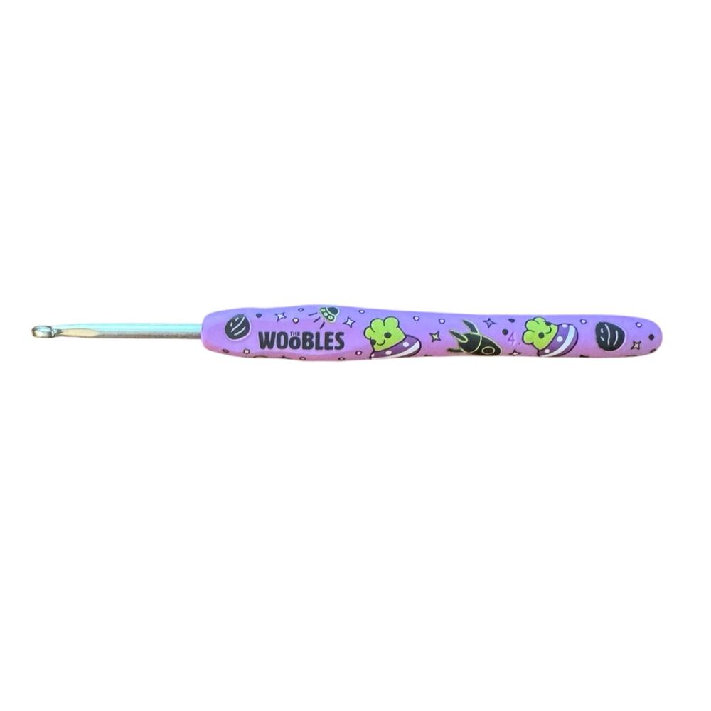 *Glow in the Dark* Woobles Wibbit the Neptunian Collectible Crochet Hook- Unused